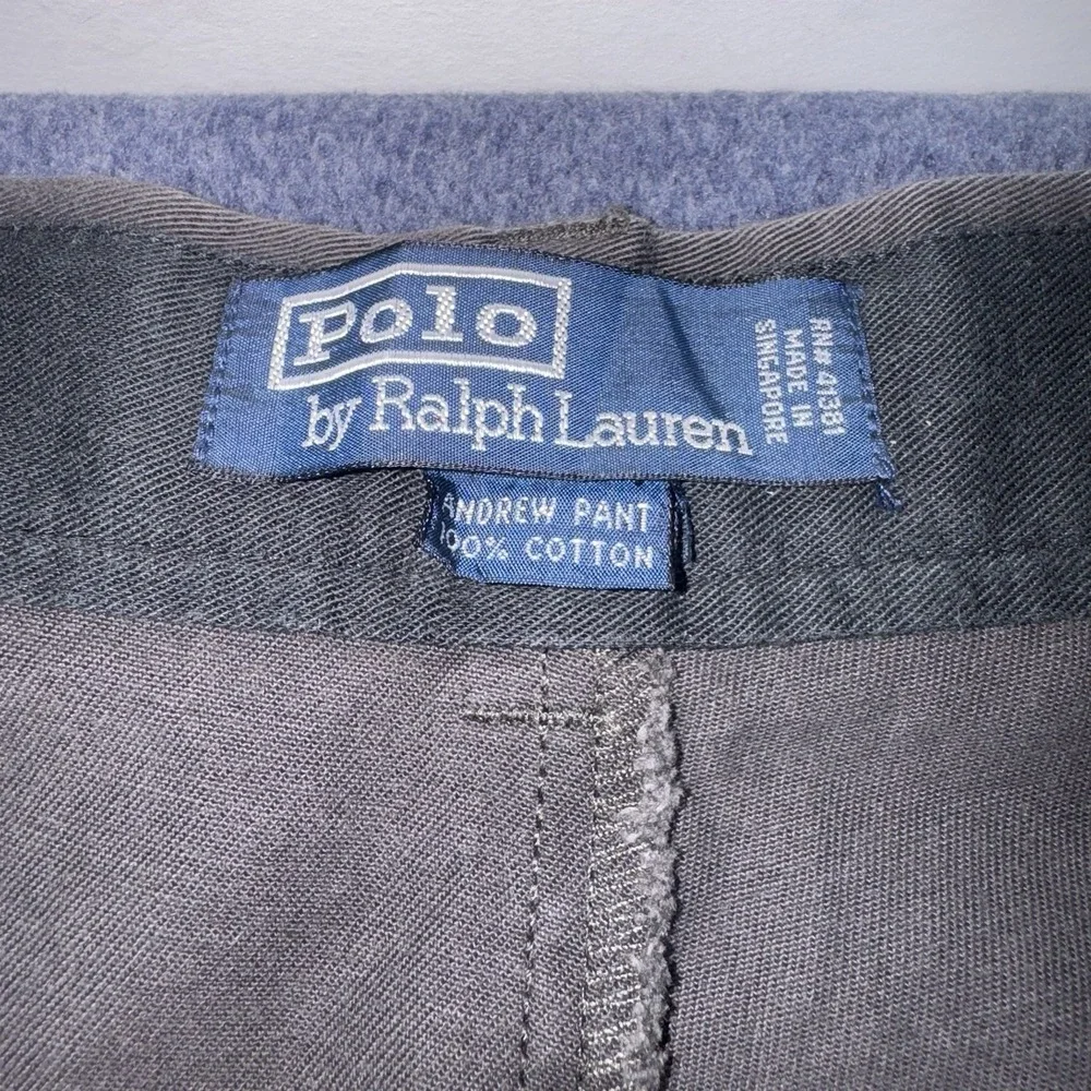 Vintage Polo Ralph Lauren Chino Andrew Pant Mens 40x24 Pleated 90s